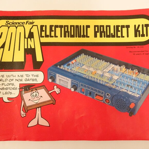 Science Fair 200 in One Electronic Project Lab Vintage Tandy Radio Shack - Picture 8 of 12